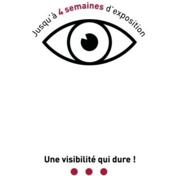 Support tactique : durée d'exposition publicitaire élevée Support tactique diffusé jusqu'à épuisement des stocks